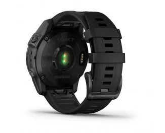 Смарт-часы GARMIN Fenix 7 Sapphire Solar Black DLC Titanium with Black Band (010-02540-34)
