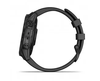 Смарт-часы GARMIN Fenix 7 Sapphire Solar Black DLC Titanium with Black Band (010-02540-34)