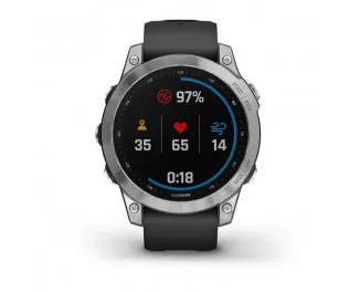 Смарт-часы GARMIN Fenix 7 Silver with Graphite Band (010-02540-00/01)