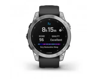 Смарт-часы GARMIN Fenix 7 Silver with Graphite Band (010-02540-00/01)