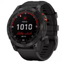 Смарт-часы GARMIN Fenix 7 Solar Slate Gray with Black Band (010-02540-10/11)