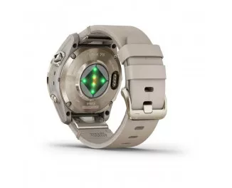 Смарт-годинник GARMIN Fenix 7S Pro Sapphire Solar Soft Gold w. Limestone L. Band (010-02776-30)