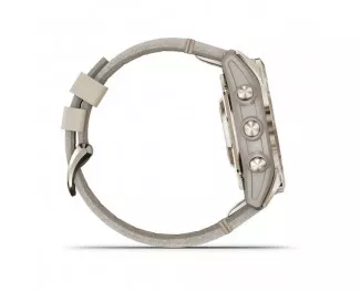 Смарт-годинник GARMIN Fenix 7S Pro Sapphire Solar Soft Gold w. Limestone L. Band (010-02776-30)