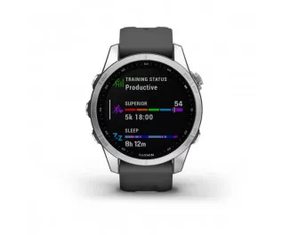 Смарт-часы GARMIN Fenix 7S Silver with Graphite Band (010-02539-00/01)