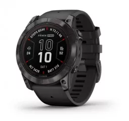 Смарт-часы GARMIN Fenix 7X Pro Sapphire Solar Carbon G. DLC Tit. with Black Band (010-02778-10/11)