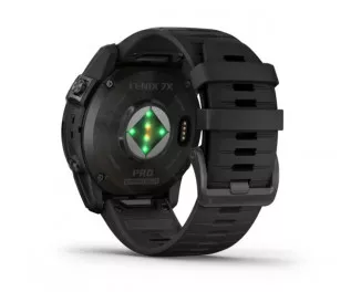 Смарт-часы GARMIN Fenix 7X Pro Sapphire Solar Carbon G. DLC Tit. with Black Band (010-02778-10/11)