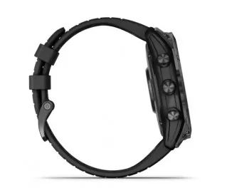 Смарт-часы GARMIN Fenix 7X Pro Sapphire Solar Carbon G. DLC Tit. with Black Band (010-02778-10/11)