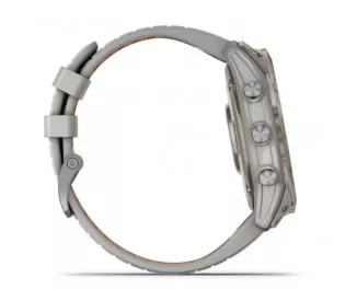 Смарт-годинник GARMIN Fenix 7X Pro Sapphire Solar Titanium w. Fog Gray/Ember O. Band (010-02778-14/15)
