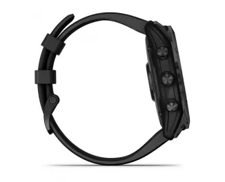 Смарт-годинник GARMIN Fenix 7X Sapphire Solar Black DLC Titanium with Black Band (010-02541-22/23)