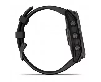 Смарт-годинник GARMIN Fenix 7X Sapphire Solar Carbon Gray DLC Titanium with Black Band (010-02541-10/11)