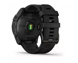 Смарт-годинник GARMIN Fenix 7X Sapphire Solar Carbon Gray DLC Titanium with Black Band (010-02541-10/11)