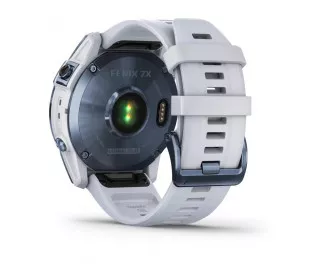 Смарт-годинник GARMIN Fenix 7X Sapphire Solar Mineral Blue DLC Titanium with Whitestone Band (010-02541-14/15)