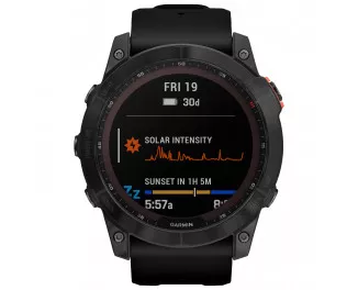 Смарт-часы GARMIN Fenix 7X Solar Slate Gray with Black Band (010-02541-00/01)