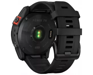 Смарт-часы GARMIN Fenix 7X Solar Slate Gray with Black Band (010-02541-00/01)