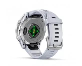 Смарт-годинник GARMIN Fenix 8 43mm AMOLED Silver with Whitestone Silicone Band (010-02903-00)