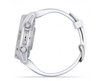Смарт-годинник GARMIN Fenix 8 43mm AMOLED Silver with Whitestone Silicone Band (010-02903-00)