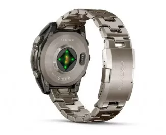 Смарт-часы GARMIN Fenix 8 47mm AMOLED Sapphire Titanium with Vented Titanium Bracelet (010-02904-40)