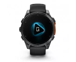 Смарт-годинник GARMIN Fenix 8 47mm AMOLED Slate Gray with Black Silicone Band (010-02904-00/01/09)