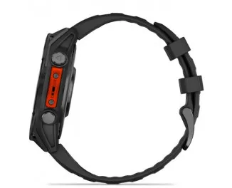Смарт-годинник GARMIN Fenix 8 47mm AMOLED Slate Gray with Black Silicone Band (010-02904-00/01/09)