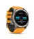Смарт-годинник GARMIN Fenix 8 51mm AMOLED Sapphire Titanium w. Spark Orange/Graphite Silicone Band (010-02905-10/11/53)