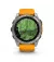Смарт-годинник GARMIN Fenix 8 51mm AMOLED Sapphire Titanium w. Spark Orange/Graphite Silicone Band (010-02905-10/11/53)
