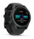 Смарт-годинник GARMIN Fenix E 47mm AMOLED Slate Gray Steel with Black Silicone Band (010-03025-03/01/13)
