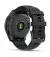 Смарт-годинник GARMIN Fenix E 47mm AMOLED Slate Gray Steel with Black Silicone Band (010-03025-03/01/13)