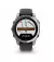 Смарт-годинник GARMIN Fenix E 47mm AMOLED Stainless Steel with Black Silicone Band (010-03025-02/00)