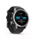 Смарт-годинник GARMIN Fenix E 47mm AMOLED Stainless Steel with Black Silicone Band (010-03025-02/00)