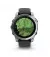 Смарт-годинник GARMIN Fenix E 47mm AMOLED Stainless Steel with Black Silicone Band (010-03025-02/00)