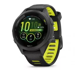 Смарт-часы GARMIN Forerunner 265S Black Bezel and Case w. Black/Amp Yellow S. Band (010-02810-03/13/53)