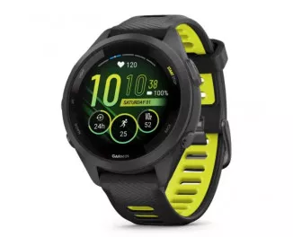 Смарт-часы GARMIN Forerunner 265S Black Bezel and Case w. Black/Amp Yellow S. Band (010-02810-03/13/53)