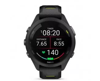 Смарт-часы GARMIN Forerunner 265S Black Bezel and Case w. Black/Amp Yellow S. Band (010-02810-03/13/53)