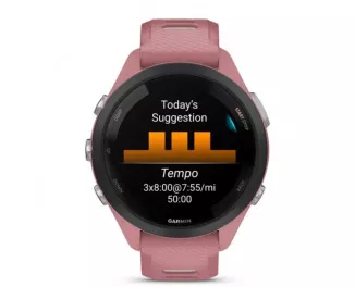 Смарт-часы GARMIN Forerunner 265S Black Bezel w. Light Pink Case and Light Pink/Whitestone S. Band (010-02810-05/15/55)