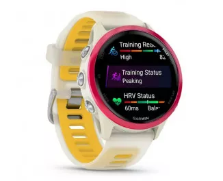 Смарт-годинник GARMIN Forerunner 570 42mm Raspberry Aluminum with Translucent Bone/Mango Band (010-02970-02/42)