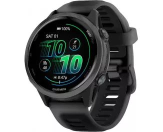 Смарт-часы GARMIN Forerunner 570 42mm Slate Gray Aluminum w. Translucent Black/Black Band (010-02970-00)
