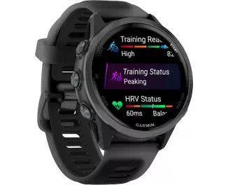 Смарт-годинник GARMIN Forerunner 570 42mm Slate Gray Aluminum with Translucent Black/Black Band (010-02970-00/40)