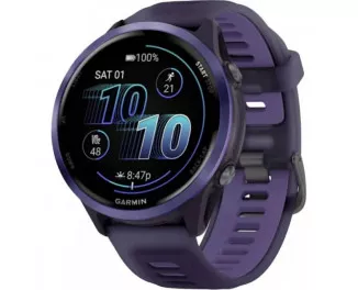 Смарт-часы GARMIN Forerunner 570 47mm Indigo Aluminium w. Translucent Imperial Purple/Indigo Band (010-02971-02)