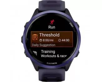 Смарт-годинник GARMIN Forerunner 570 47mm Indigo Aluminium w. Translucent Imperial Purple/Indigo Band (010-02971-02)