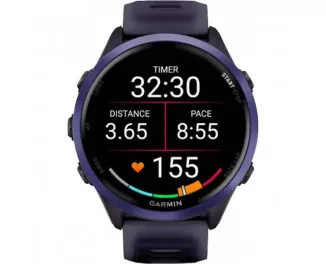 Смарт-годинник GARMIN Forerunner 570 47mm Indigo Aluminium w. Translucent Imperial Purple/Indigo Band (010-02971-02)