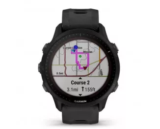 Смарт-годинник GARMIN Forerunner 955 Solar Black (010-02638-00/20/H0)