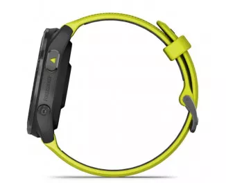 Смарт-годинник GARMIN Forerunner 965 Carbon Gray Titanium Bezel w. Black Case and Amp Yell/Black (010-02809-02/12)