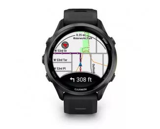 Смарт-часы GARMIN Forerunner 970 Carbon Gray DLC Titanium w. Black Case and Black/Translucent W. Band (010-02969-00/10)