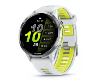 Смарт-часы GARMIN Forerunner 970 Titanium w. Whitestone Case and Whitestone/T. Amp Yellow Band (010-02969-01/11/61)