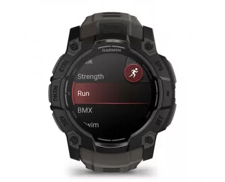 Смарт-годинник GARMIN Instinct 3 50mm AMOLED Black with Charcoal Band (010-03020-00)