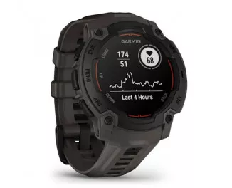 Смарт-годинник GARMIN Instinct E 45mm Black with Charcoal Band (010-02933-00)
