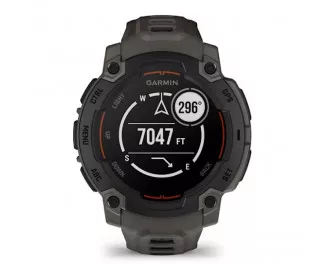 Смарт-годинник GARMIN Instinct E 45mm Black with Charcoal Band (010-02933-00)