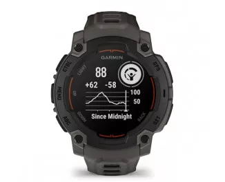 Смарт-годинник GARMIN Instinct E 45mm Black with Charcoal Band (010-02933-00)