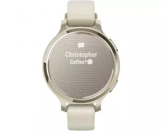 Смарт-часы GARMIN Lily 2 Active Lunar Gold with Bone Silicone Band (010-02891-00)