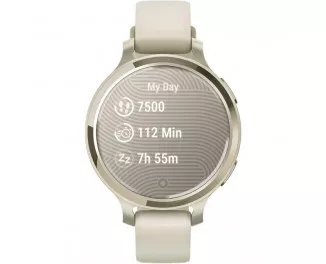 Смарт-часы GARMIN Lily 2 Active Lunar Gold with Bone Silicone Band (010-02891-00)